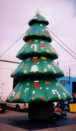 Christmas Tree balloons for events and promotions.