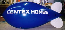 Marketing blimp - 11 ft. blimp with Centex Homes lettering