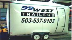 Giant Balloons - giant trailer shape helium inflatable